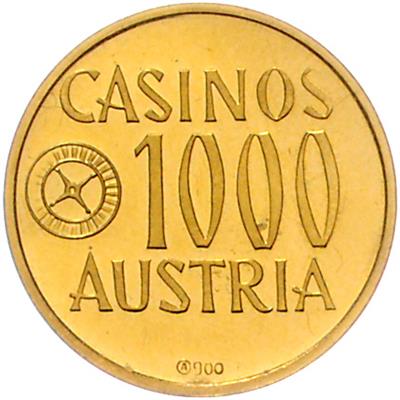 Casinos Austria GOLD - Münzen, Medaillen und Papiergeld