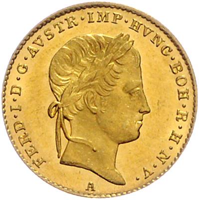 Ferdinand I. GOLD - Coins, medals and paper money