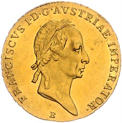 Franz I. GOLD - Münzen, Medaillen und Papiergeld