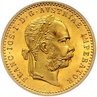 Franz Josef I. GOLD - Mince, medaile a papírové peníze