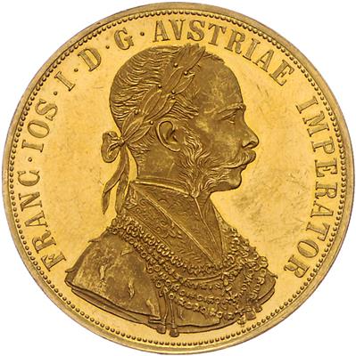 Franz Josef I. Gold - Mince, medaile a papírové peníze