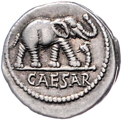 Gaius Iulius Caesar 100-44 - Münzen, Medaillen und Papiergeld