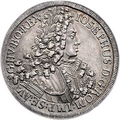 Josef I. - Monete, medaglie e cartamoneta