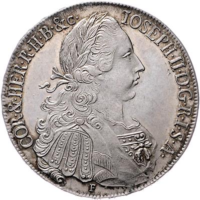 Josef II., als Mitregent - Mince, medaile a papírové peníze