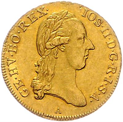 Josef II. GOLD - Münzen, Medaillen und Papiergeld