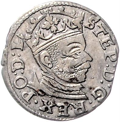 (12 Stk.) III Gröscher Riga, Stephan Bathory 1576-1586 - Coins, medals and paper money