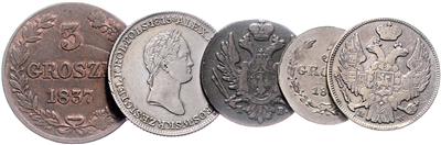 "Kongreßpolen - Münzen, Medaillen und Papiergeld