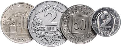 1./2. Republik - Münzen, Medaillen und Papiergeld