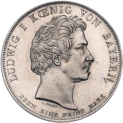 Bayern, Ludwig I. 1825-1848 - Mince, medaile a papírové peníze