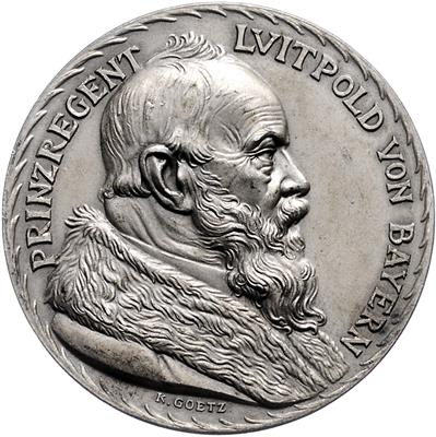 Bayern, Prinz Regent Luitpold 1886-1912 - Mince, medaile a papírové peníze