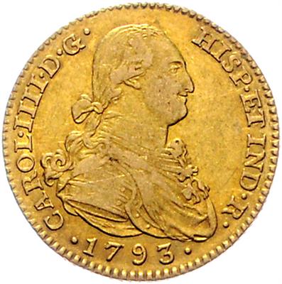 Carlos IV. 1788-1808 GOLD - Münzen, Medaillen und Papiergeld