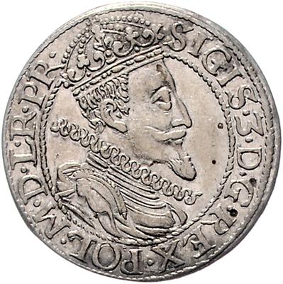 Danzig, Sigismund III. 1587-1632 - Münzen, Medaillen und Papiergeld