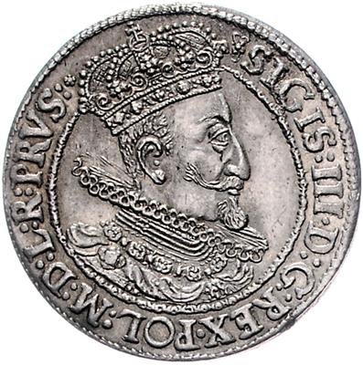 Danzig, Sigismund III. 1587-1632 - Mince, medaile a papírové peníze