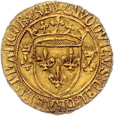 Louis XI. 1461-1483, GOLD - Münzen, Medaillen und Papiergeld