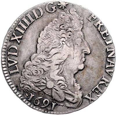 Louis XIV. 1643-1715 - Münzen, Medaillen und Papiergeld