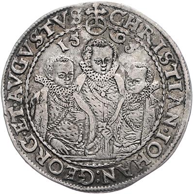 Sachsen A. L. Christian II., Johann Georg, August 1591-1611 - Mince, medaile a papírové peníze