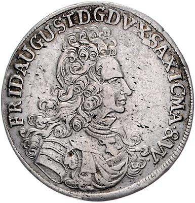 Sachsen A. L., Friedrich August I. 1694-1733 - Coins, medals and paper money