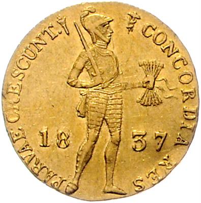 Willem I. 1815-1840, GOLD - Münzen, Medaillen und Papiergeld