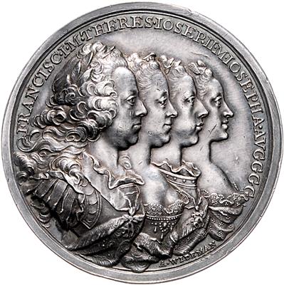 Ankunft der kaiserlichen Familie in Innsbruck - Münzen, Medaillen und Papiergeld