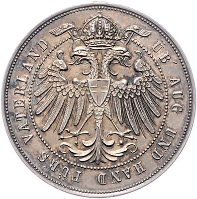 Erstes Bundesschießen des Kapselschützenbundes für Wien und Umgebung 1883 - Münzen, Medaillen und Papiergeld