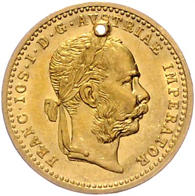 Franz Josef I. GOLD - Mince, medaile a papírové peníze