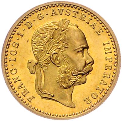 Franz Josef I. GOLD - Mince, medaile a papírové peníze