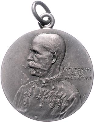 IX. NÖ Landesschießen in Baden unter dem Protektorat von Eh. Rainer 1899 - Mince, medaile a papírové peníze