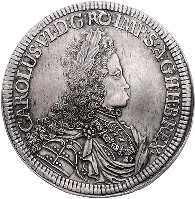 Karl VI. - Mince, medaile a papírové peníze