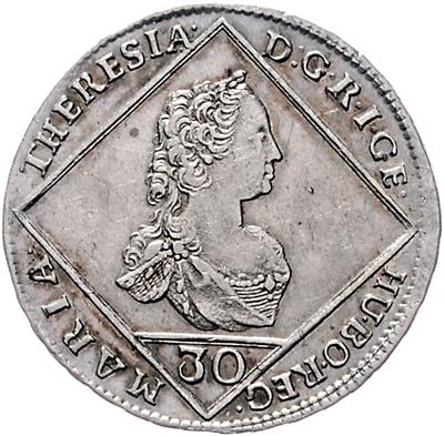 Maria Theresia - Mince, medaile a papírové peníze