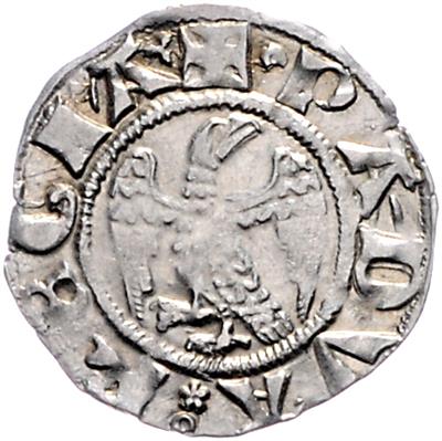 Nachprägungen Meraner Adlergroschen in Padua vor 1329 - Mince, medaile a papírové peníze