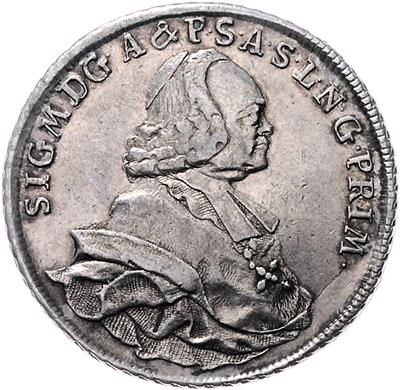 Sigismund Graf von Schrattenbach - Monete, medaglie e cartamoneta