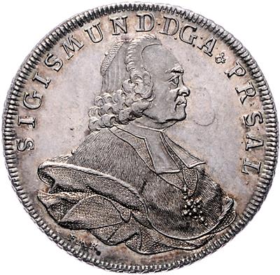 Sigismund Graf von Schrattenbach - Coins, medals and paper money