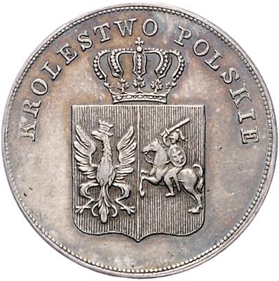 Aufstand 1831 - Münzen, Medaillen und Papiergeld
