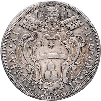 Clemens XI. 1700-1721 - Münzen, Medaillen und Papiergeld