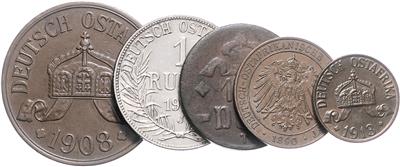 Deutsch Ostafrika - Mince, medaile a papírové peníze