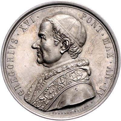 Gregor XVI. 1831-1846 - Münzen, Medaillen und Papiergeld