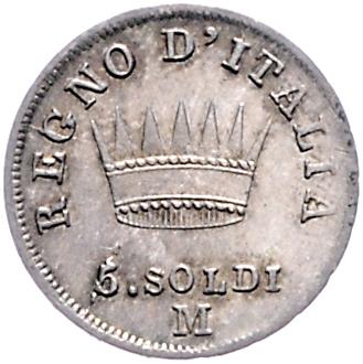 Italien, Königreich unter Nepoleon I. 1805-1814 - Münzen, Medaillen und Papiergeld