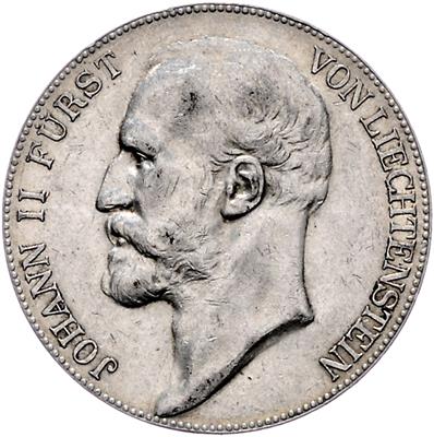 Liechtenstein. Johann II. - Münzen, Medaillen und Papiergeld