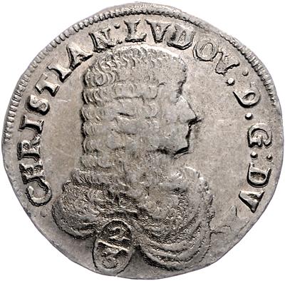 Mecklenburg-Schwerin, Christian Ludwig 1658-1692 - Münzen, Medaillen und Papiergeld