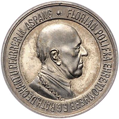 Medaillen, Plaketten und Kleinmedaillen - Coins, medals and paper money