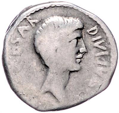 Octavianus und M. VIPSANIVS AGRIPPA - Mince, medaile a papírové peníze