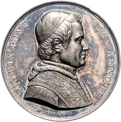 Pius IX. 1846-1878 - Mince, medaile a papírové peníze