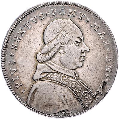 Pius VI. 1775-1799 - Münzen, Medaillen und Papiergeld