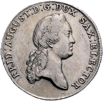 Sachsen, Friedrich August III. 1763-1806 - Coins, medals and paper money