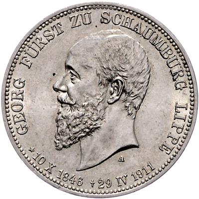 Schaumburg-Lippe - Münzen, Medaillen und Papiergeld