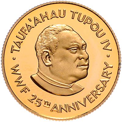 Tonga, Tupou IV. 1965-2006 GOLD - Münzen, Medaillen und Papiergeld