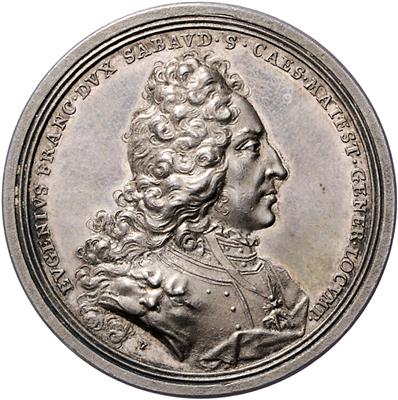 Einnahme von Belgrad durch Prinz Eugen 1717 - Münzen, Medaillen und Papiergeld
