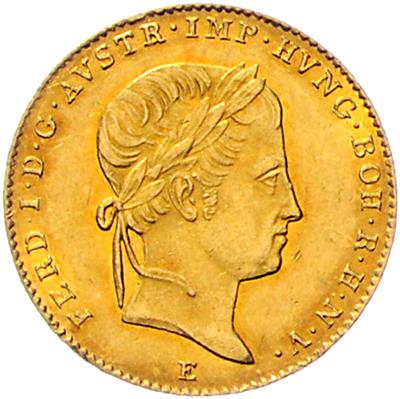 Ferdinand I. GOLD - Münzen, Medaillen und Papiergeld