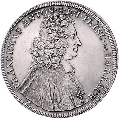 Franz Anton v. Harrach - Mince, medaile a papírové peníze