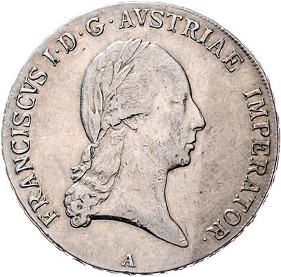 Franz I. - Münzen, Medaillen und Papiergeld